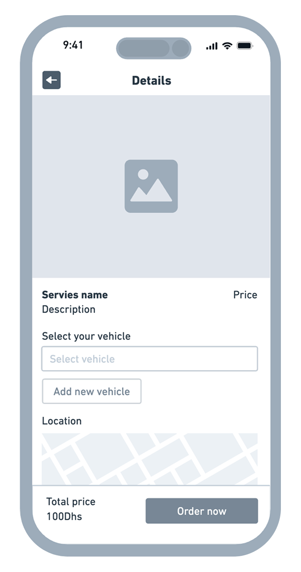 Mid-fidelity wireframe